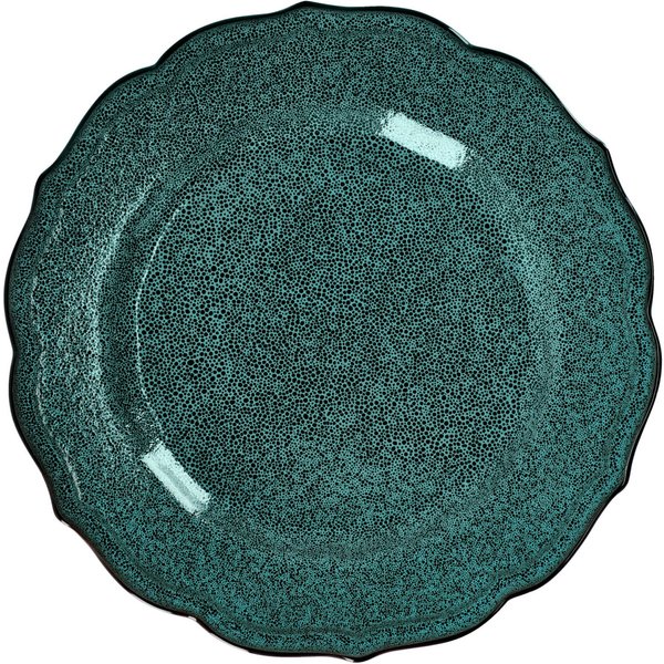 6x VEGA Assiette Antiqus plate; 21 cm (Ø); bleu pétrole; rond(e); 6 pièce(s) / Lot