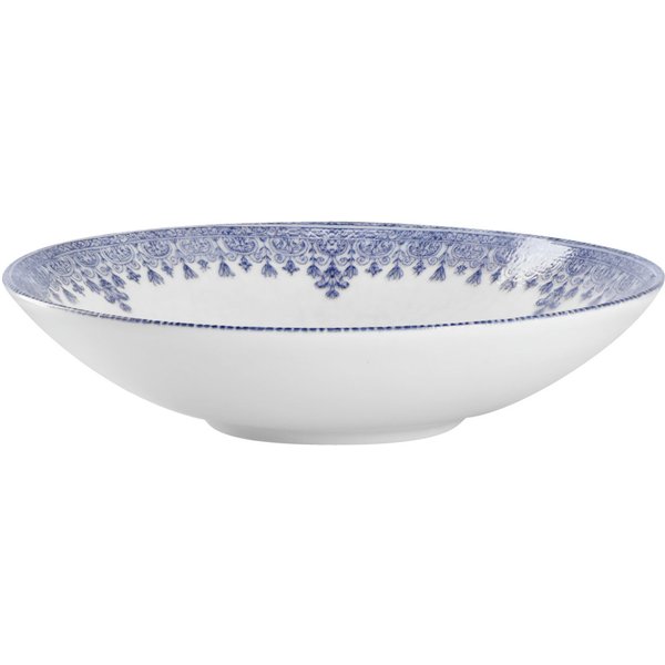 6x VEGA Piatto Nonna fondo; 700 ml, 21.5x5 cm (ØxH); bianco/blu; rotonda; 6 pz. / Pacco