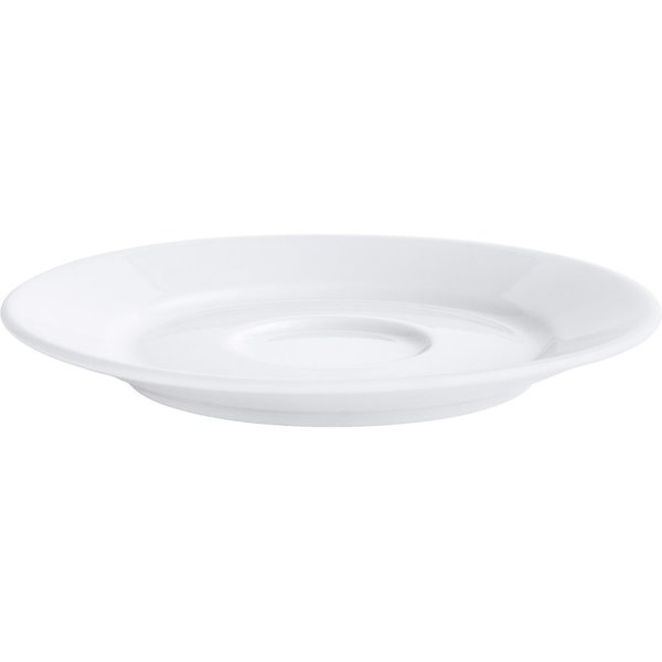 6x PULSIVA Sous-tasse café, mug et bol a soupe Stackora; 16 cm (Ø); blanc; 6 pièce(s) / Lot