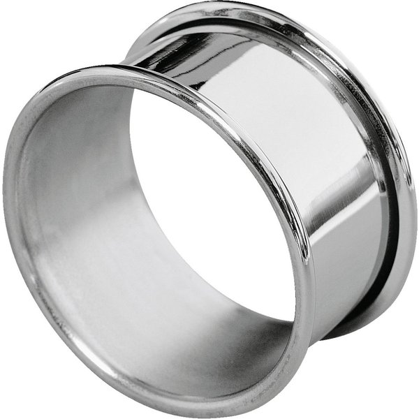 4x VEGA Rond de serviette Bague; 2.5x4.7x2.5 cm (lxØxH); argenté; 4 pièce(s) / Lot