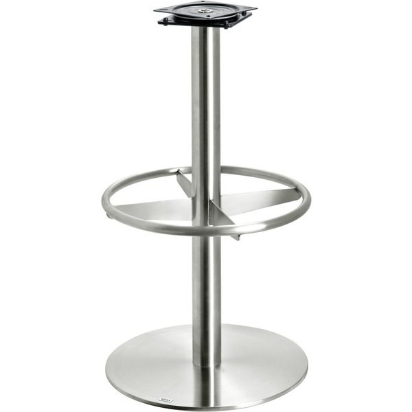 VEGA Base per sgabello Escape; 42x42x73 cm (PxØxH); argento; struttura argento