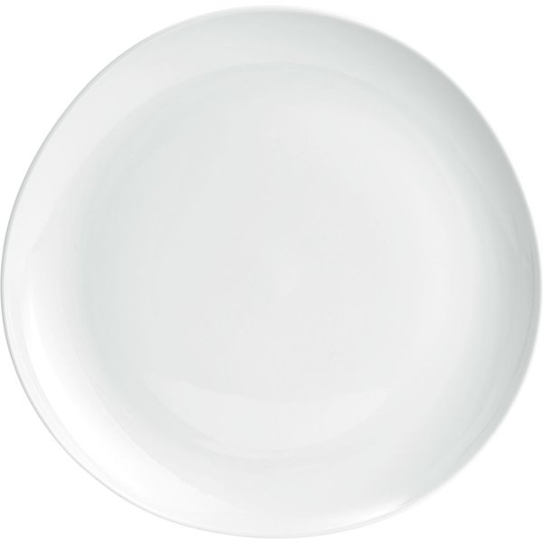 6x VEGA Piatto Organic piano; 25x3 cm (ØxH); bianco; rotonda; 6 pz. / Pacco