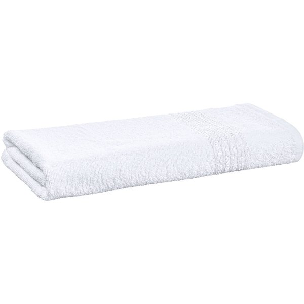 Drap de bain Classico avec liteau ERWIN M.; 70x140 cm (lxL); blanc; 5 pièce(s) / Lot