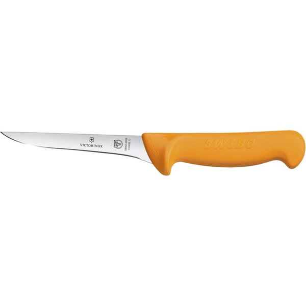 Victorinox Couteau à désosser Swibo lame lisse et étroite; Longueur de lame 10 cm, 23.7 cm (L); argenté/orange