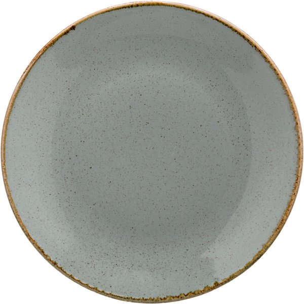 6x VEGA Assiette Sidina plate; 28 cm (Ø); gris; rond(e); 6 pièce(s) / Lot