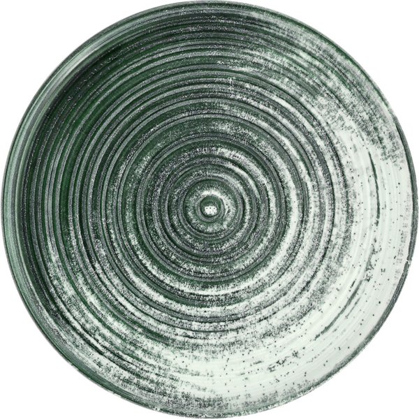 6x VEGA Assiette Etana plate; 24x1.1 cm (ØxH); blanc/anthracite; rond(e); 6 pièce(s) / Lot