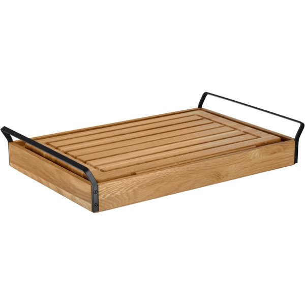 VEGA Planche à pain Esino GN 1/1; GN 1/1, 61.9x38.6x10.9 cm (LxlxH); chêne/noir; rectangulaire