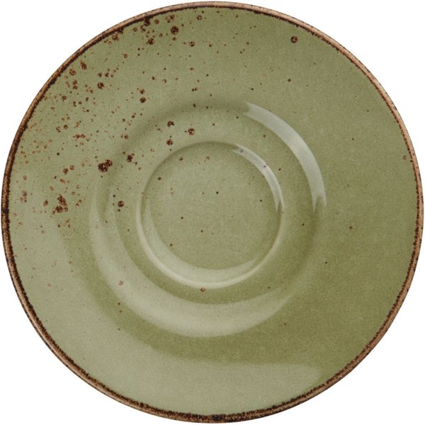 6x VEGA Sous-tasse café expresso Palana; 12.4 cm (Ø); vert tilleul; rond(e); 6 pièce(s) / Lot