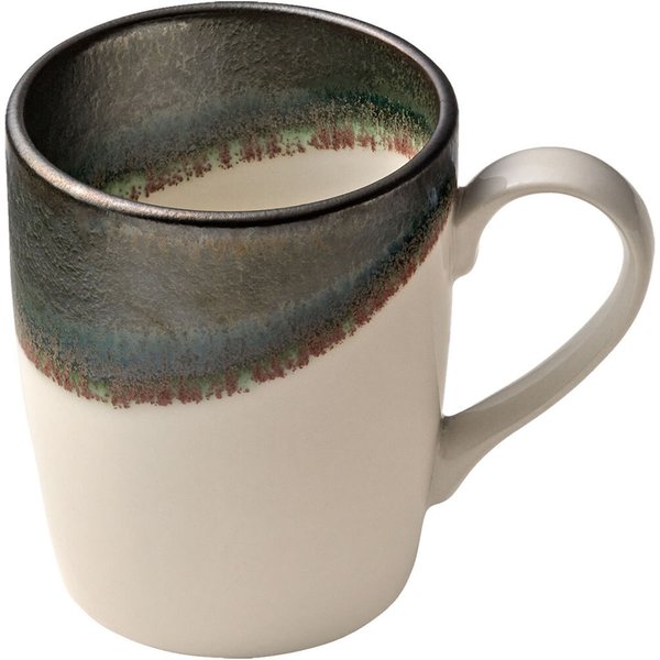 6x HEART&SOUL Tasse Perfect Match Avocado; 25 cl, 7.5x9.5 cm (ØxH); vert/blanc; rond(e); 6 pièce(s) / Lot