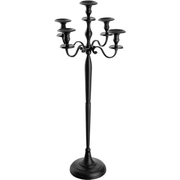 Candelabro Adrienne; 58x120 cm (LxH); nero