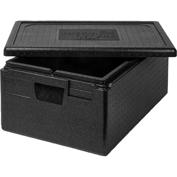 Caisson isotherme GN 1/1 avec couvercle Thermo Future Box; 39 l, 60x40x28 cm (LxlxH); noir