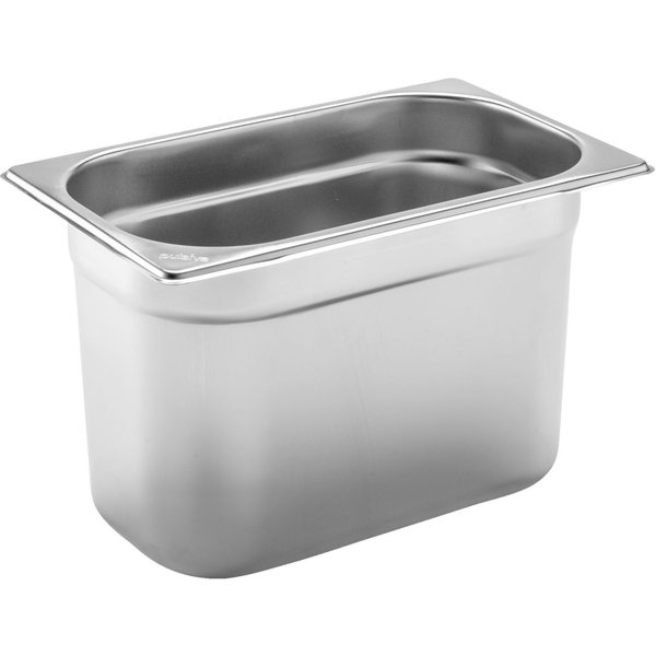 PULSIVA Contenitore gastronorm 1/4 Basic; GN 1/4, 4 l, 26.5x16.2x15 cm (LxLxP); argento