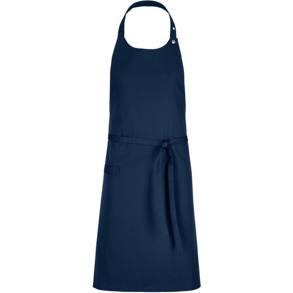 JOBELINE Tablier à bavette Lenny 88x80 cm; 88x80 cm (Lxl); bleu marine