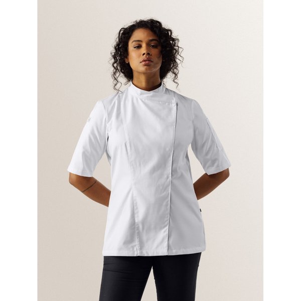 Veste cuisine femme Brunelle Le Nouveau Chef; Taille L; blanc