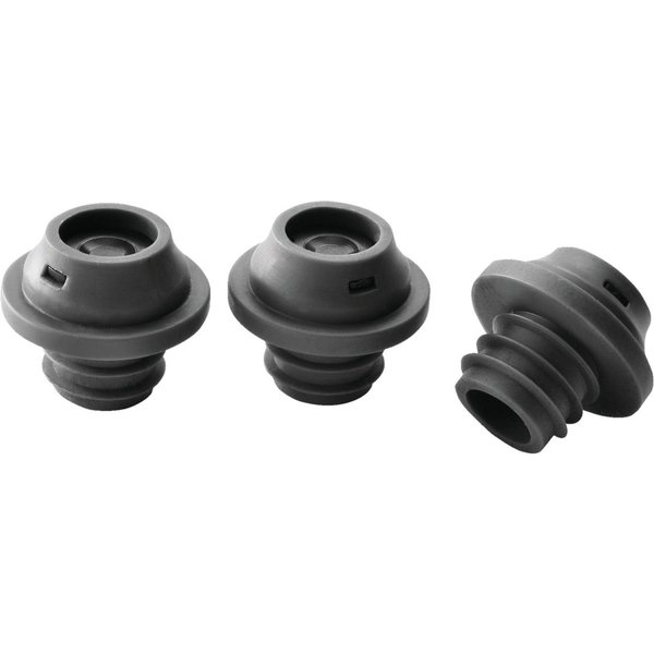 2x Le Creuset Tappi per pompa per il vino; nero; 2 pz. / Pacco