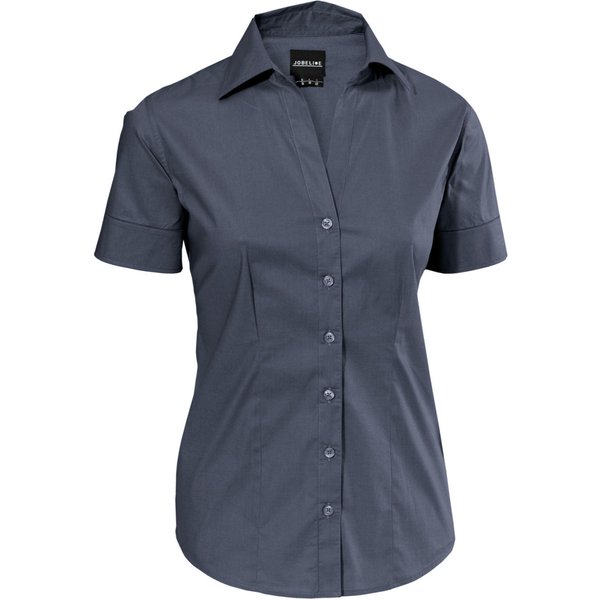 JOBELINE Chemisier femme Cecaria manches courtes; Taille 44; graphite