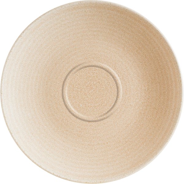 Piattino per tazza espresso Mirage Ripple Bonna; 13x2 cm (ØxH); beige; 6 pz. / Pacco