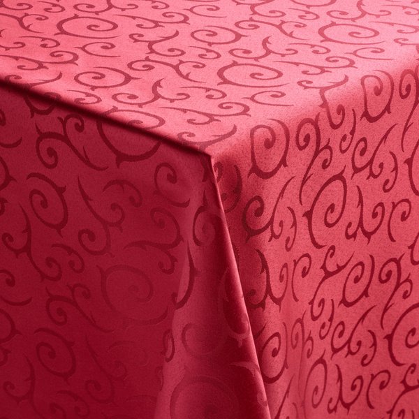 Tovaglia Antalya PULSIVA; 80x80 cm (LxL); borgogna; quadrata