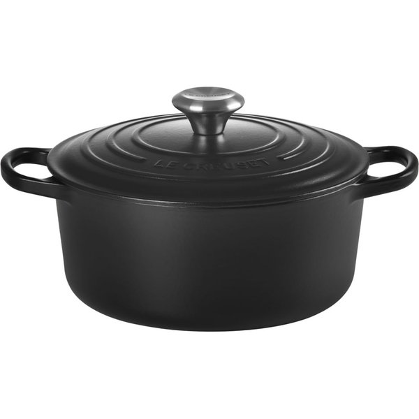 Le Creuset Casseruola Signature rotonda 24 cm; 4.2 l, 24x17.2 cm (ØxH); nero; rotonda