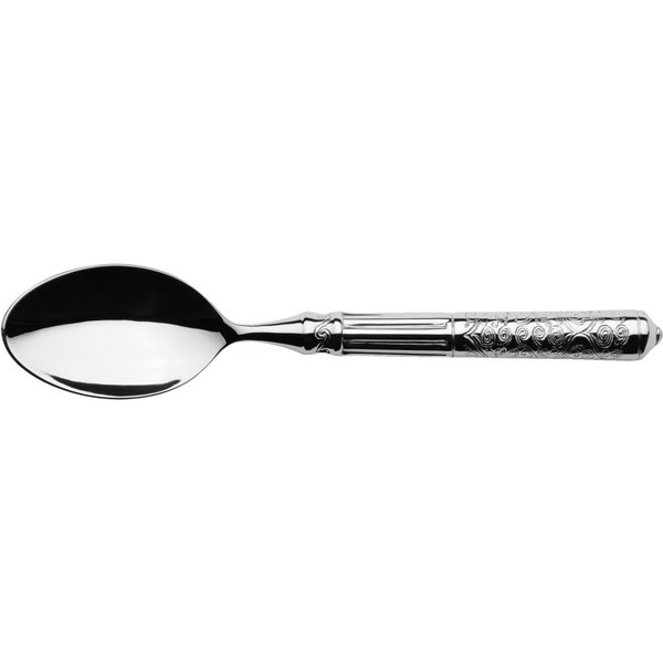 6x VEGA Cucchiaio frutta Marokko manico cavo; 18.6 cm (L); argento, manico argento; 6 pz. / Pacco