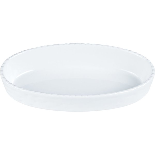 4x PULSIVA Plat à gratin Aripa; 54 cl, 24x13x4 cm (LxlxH); blanc; ovale; 4 pièce(s) / Lot
