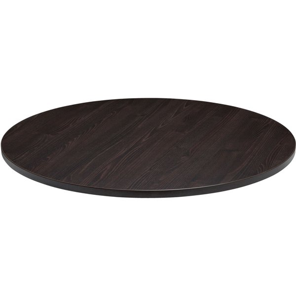 VEGA Piano per tavolo Maliana rotondo; 60 cm (Ø); quercia/wenge; rotonda