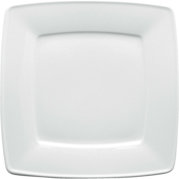 2x VEGA Assiette Melbourne plate; 32x32 cm (Lxl); blanc; carré(e); 2 pièce(s) / Lot