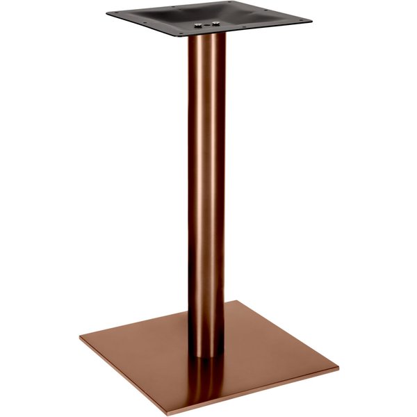 VEGA Pied de table d'intérieur Orio carré; 40x40x72 cm (lxLxH); bronze; carré(e)