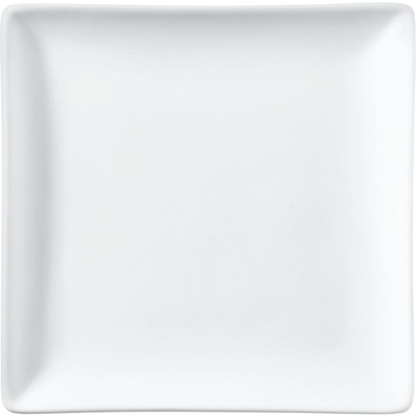 6x VEGA Assiette/plat Ankara; 11x11x1.5 cm (LxlxH); blanc; 6 pièce(s) / Lot
