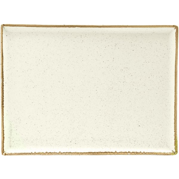 6x VEGA Assiette/plat Sidina rectangulaire; 27x21x2 cm (LxlxH); beige; rectangulaire; 6 pièce(s) / Lot