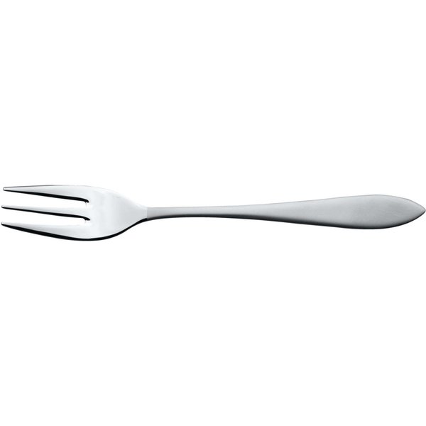12x VEGA Forchetta da dolce Salerno opaco; 15.5 cm (L); argento, manico argento; 12 pz. / Pacco