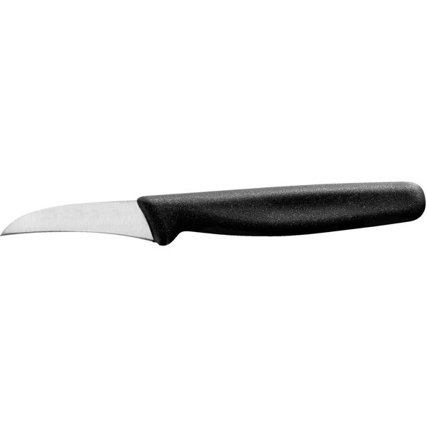 6x PULSIVA Couteau à tourner Marcata; Longueur de lame 6 cm, 16 cm (L); noir; 6 pièce(s) / Lot