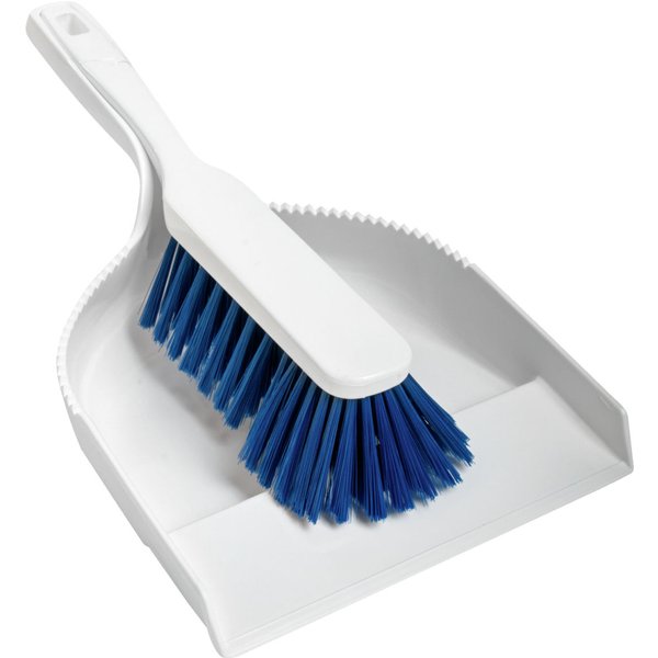 Ensemble pelle et balayette Hygoclean; 35.5 cm (L); blanc/bleu; 4 pièce(s) / Lot