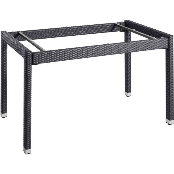 Gambe tavolo Metropolitan VEGA; 130x80x75 cm (LxLxH); nero; rettangolare