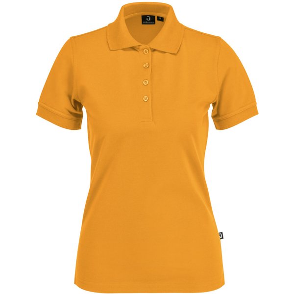 JOBELINE Polo femme Flora manches courtes; Taille 2XL; mangue
