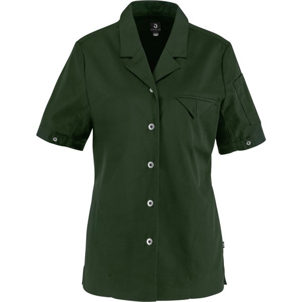JOBELINE Giacca da cuoca Joel maniche corte; Taglia 56; verde scuro