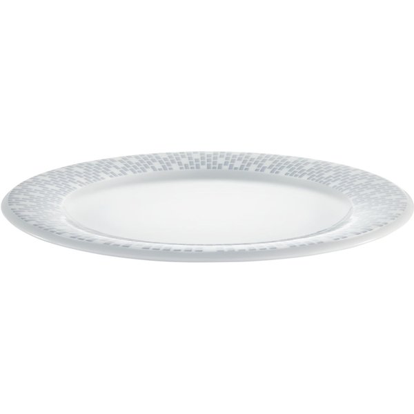 6x WMF Assiette plateric Synergy Geometric; 31x1.4 cm (ØxH); blanc/bleu; rond(e); 6 pièce(s) / Lot