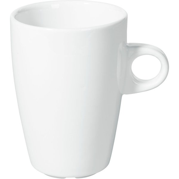 6x VEGA Tazza cappuccino Bistro; 250 ml, 7.2x10.2 cm (ØxH); bianco; rotonda; 6 pz. / Pacco