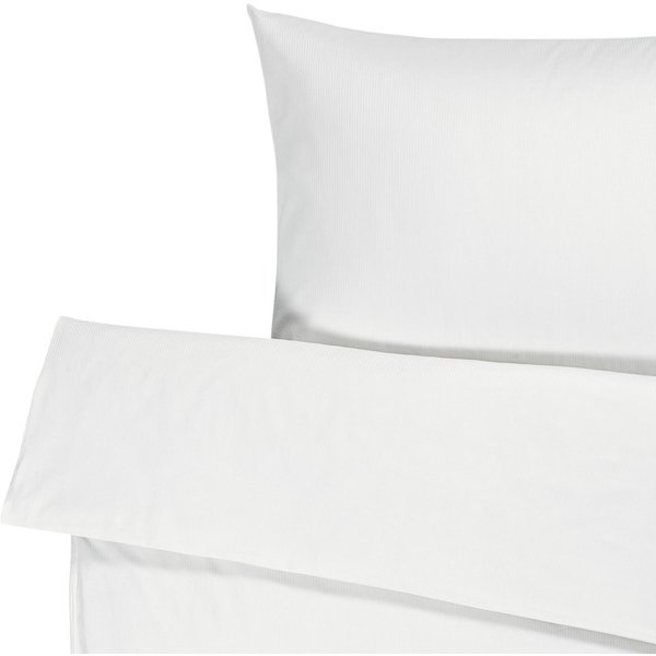 ERWIN M. Parure de lit Emmy; 140x200 cm (lxL), 70x90 cm (Lxl); blanc