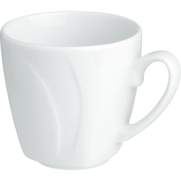 6x VEGA Tazzina caffè Soria; 100 ml, 5.5x5.8 cm (ØxH); bianco; rotonda; 6 pz. / Pacco