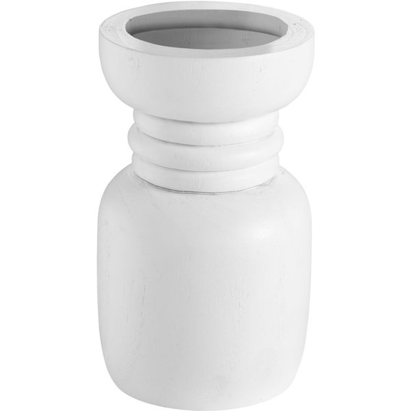 Bougeoir Bigna; 11x18 cm (ØxH); blanc; 2 pièce(s) / Lot