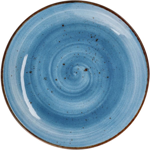 6x VEGA Assiette Nebro plate; 20 cm (Ø); bleu clair; rond(e); 6 pièce(s) / Lot