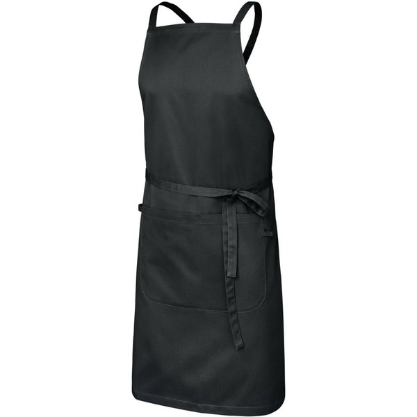 JOBELINE Tablier à bavette Botéro 88x80 cm; 88x80 cm (Lxl); noir