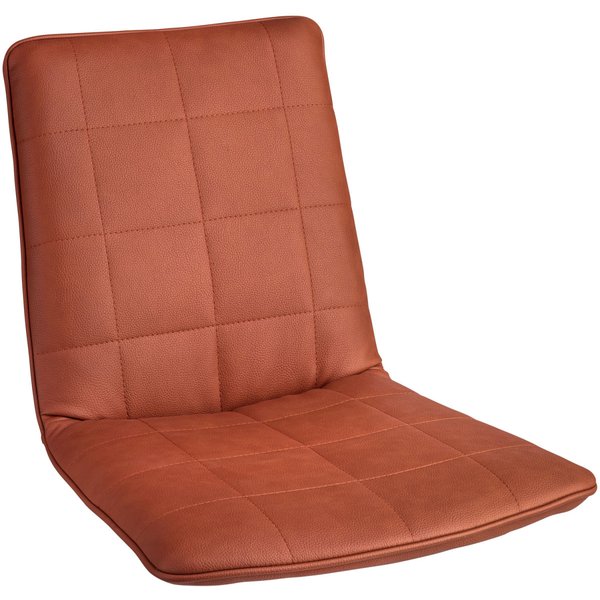 2x VEGA Assise de chaise Milaria similicuir; 60x48x46 cm (lxPxH); cognac; 2 pièce(s) / Lot