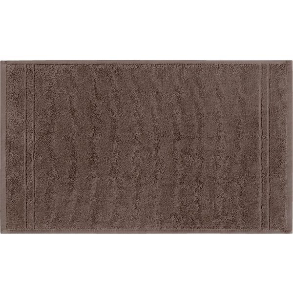 5x ERWIN M. Asciugamano bidet Dina; 30x50 cm (LxL); tortora; 5 pz. / Pacco