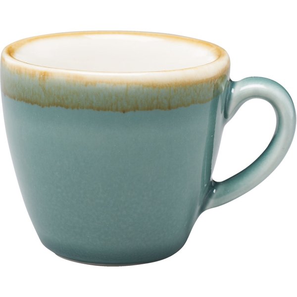 6x PULSIVA Tazzina caffè Glaze 2.0; 80 ml, 7.8x5.5 cm (ØxH); blu; rotonda; 6 pz. / Pacco