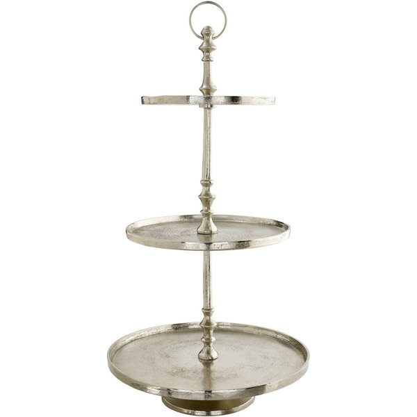 VEGA Présentoir à étages Gloria moyen; 41x76 cm (ØxH); argenté
