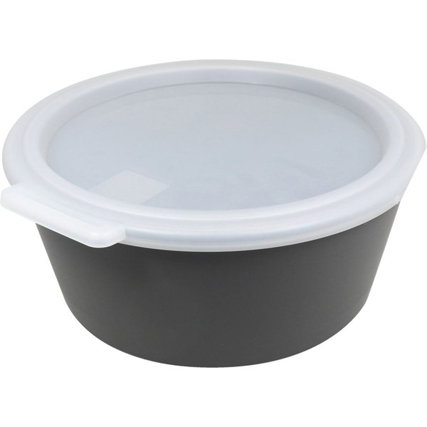 10x koziol Contenitore riutilizzabile Move; 700 ml, 15.7x7.7 cm (ØxH); grigio; rotonda; 10 pz. / Pacco