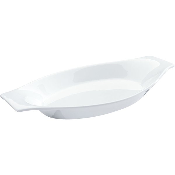 4x PULSIVA Pirofila Carte; 540 ml, 30.5x17x3.5 cm (LxLxH); bianco; 4 pz. / Pacco