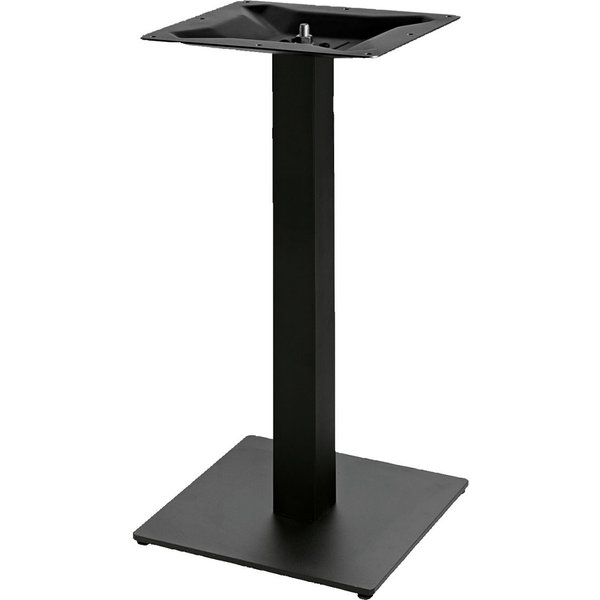 VEGA Pied de table d'intérieur Fino carré; 43x43x72 cm (lxLxH); noir; carré(e)